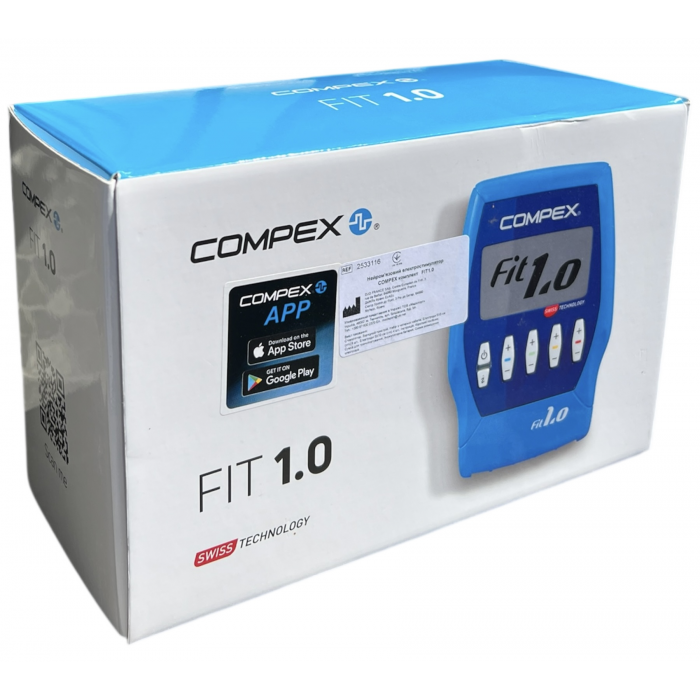 Compex FIT 1.0 Электростимулятор мышц (электростимуляция) – купить